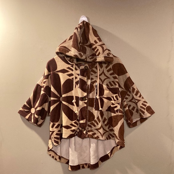 Free People Tops - Free People Button Up Hoodie